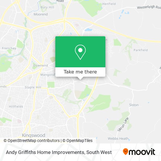 Andy Griffiths Home Improvements map