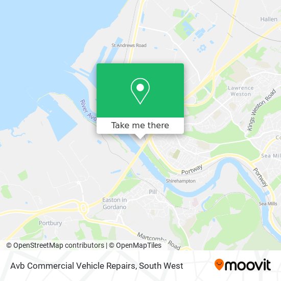 Avb Commercial Vehicle Repairs map