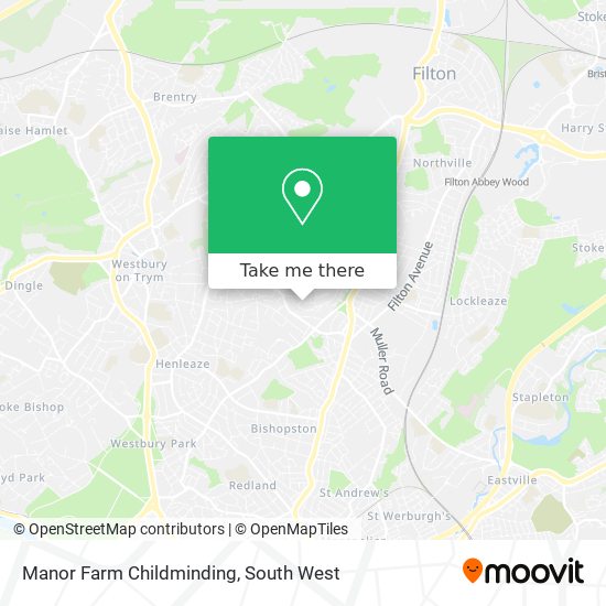 Manor Farm Childminding map