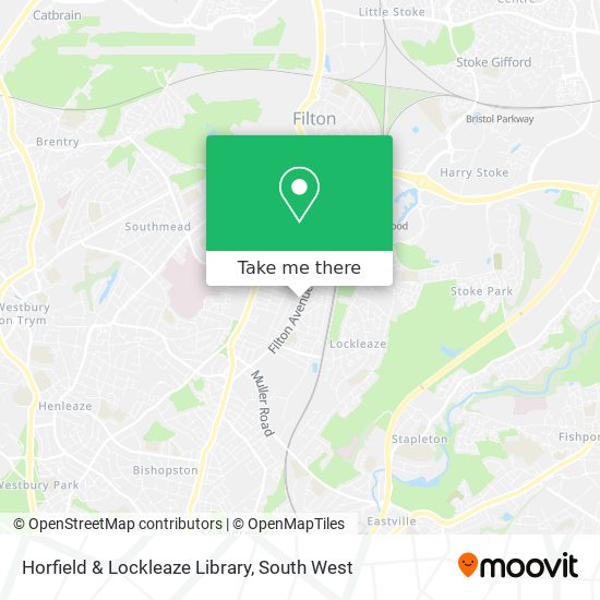 Horfield & Lockleaze Library map