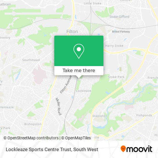 Lockleaze Sports Centre Trust map