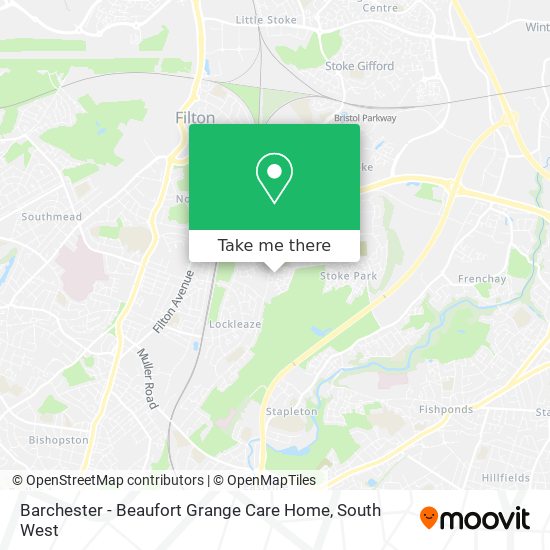 Barchester - Beaufort Grange Care Home map