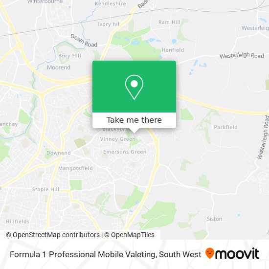 Formula 1 Professional Mobile Valeting map