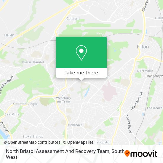 North Bristol Assessment And Recovery Team map