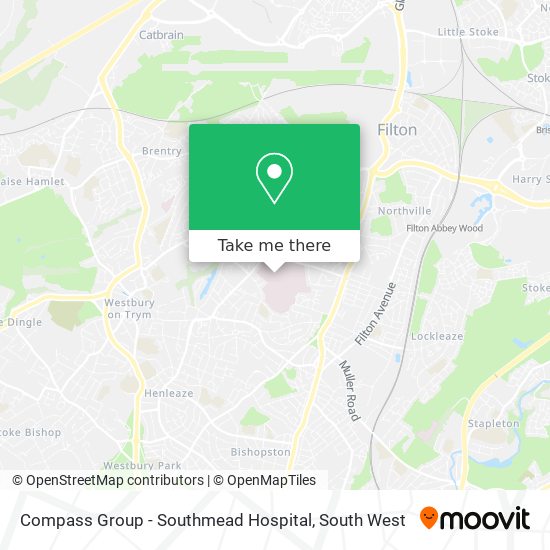 Compass Group - Southmead Hospital map