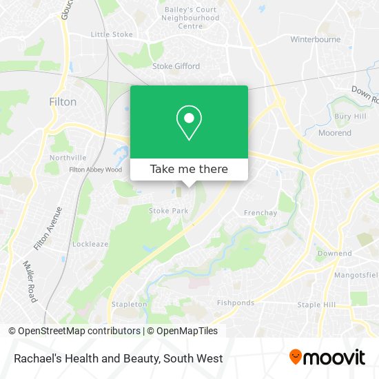 Rachael's Health and Beauty map