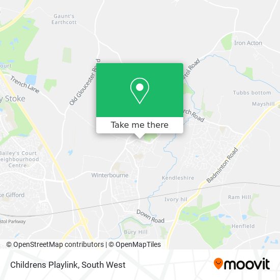 Childrens Playlink map