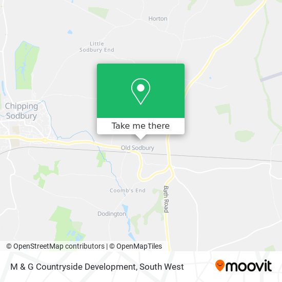 M & G Countryside Development map