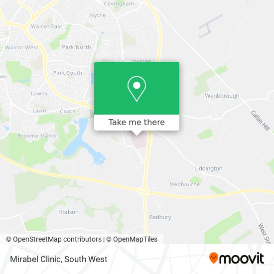 Mirabel Clinic map