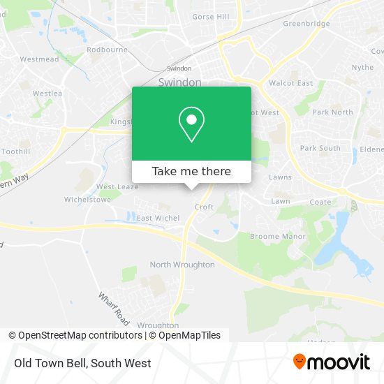 Old Town Bell map