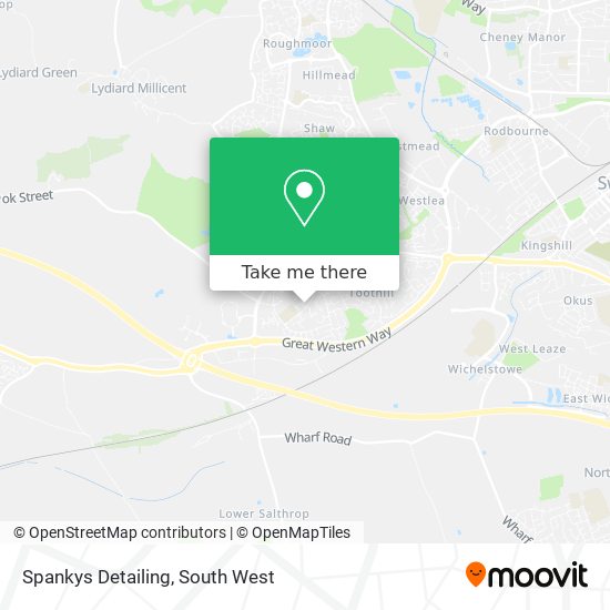 Spankys Detailing map