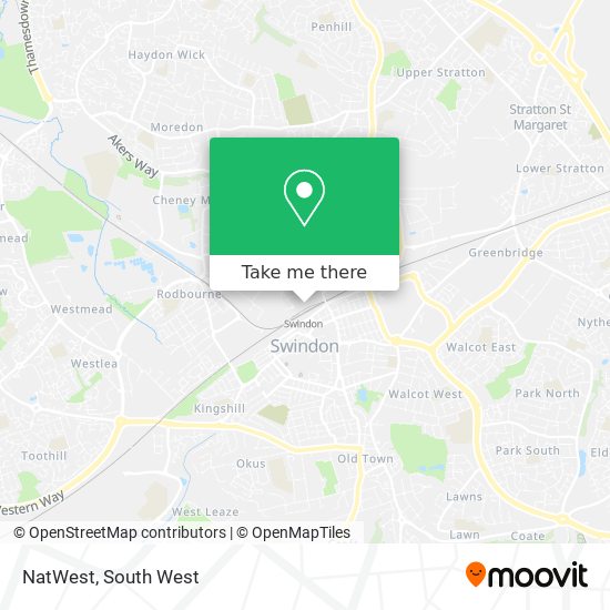 NatWest map