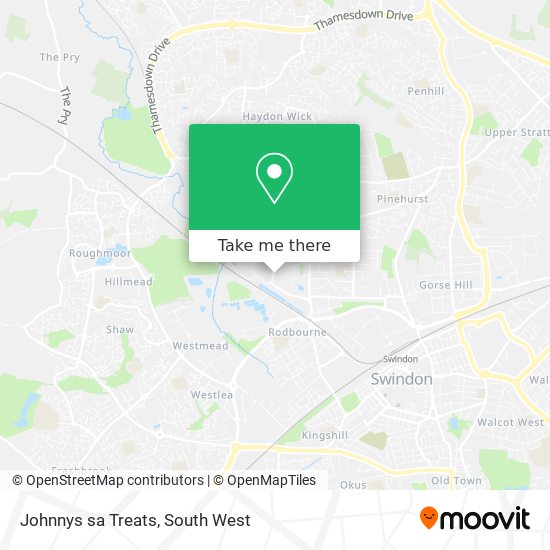 Johnnys sa Treats map