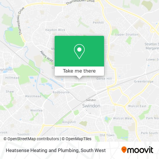 Heatsense Heating and Plumbing map