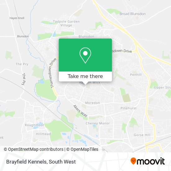 Brayfield Kennels map