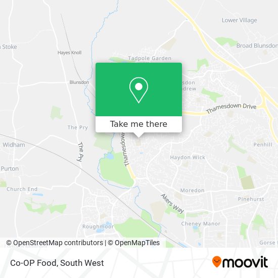 Co-OP Food map