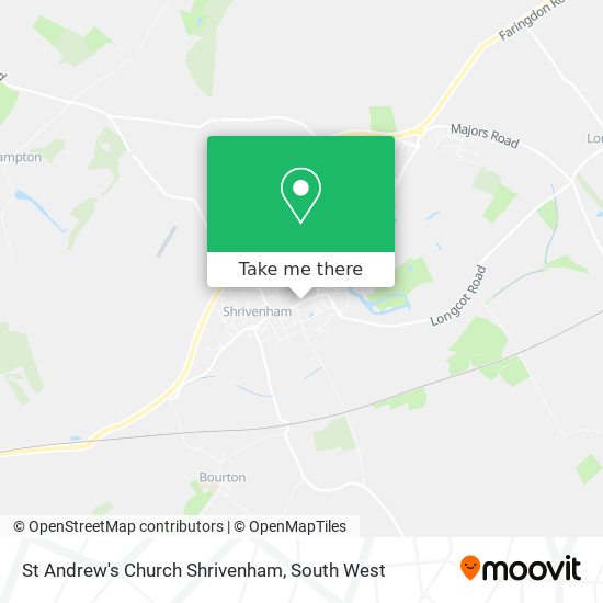 St Andrew's Church Shrivenham map