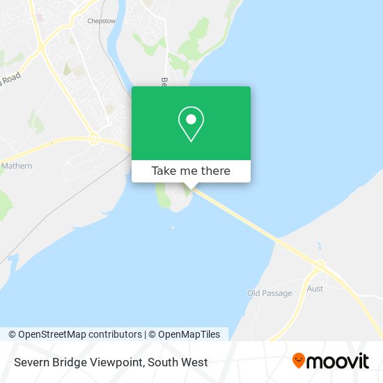 Severn Bridge Viewpoint map