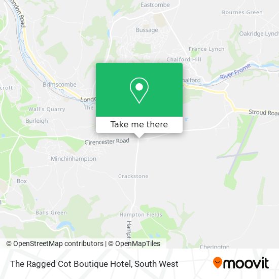 The Ragged Cot Boutique Hotel map