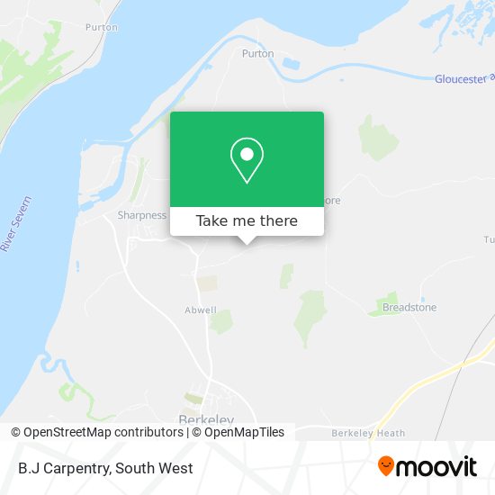 B.J Carpentry map