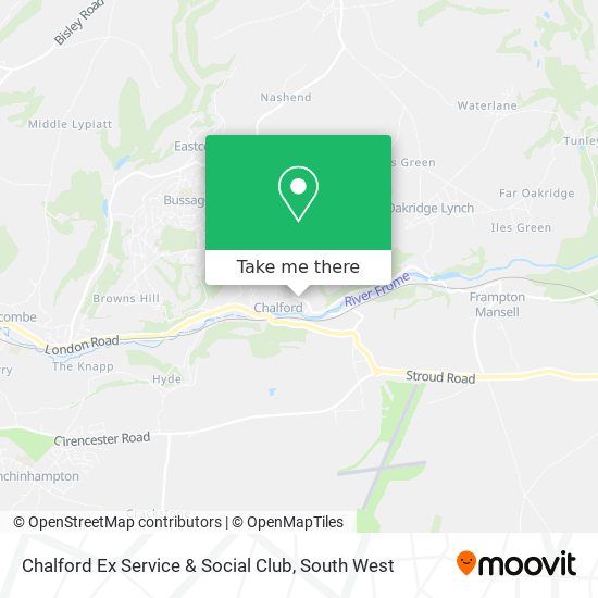 Chalford Ex Service & Social Club map