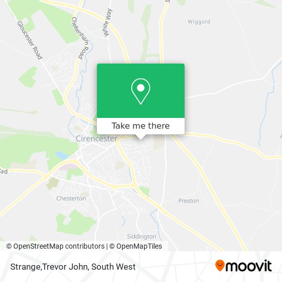 Strange,Trevor John map