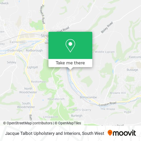 Jacque Talbot Upholstery and Interiors map