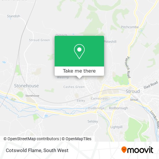 Cotswold Flame map