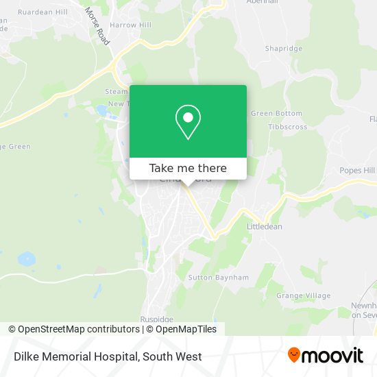 Dilke Memorial Hospital map