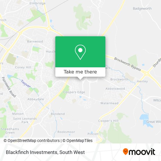 Blackfinch Investments map