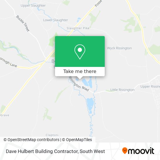Dave Hulbert Building Contractor map