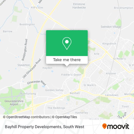 Bayhill Property Developments map