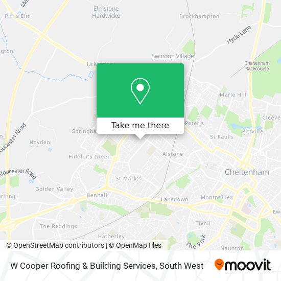 W Cooper Roofing & Building Services map