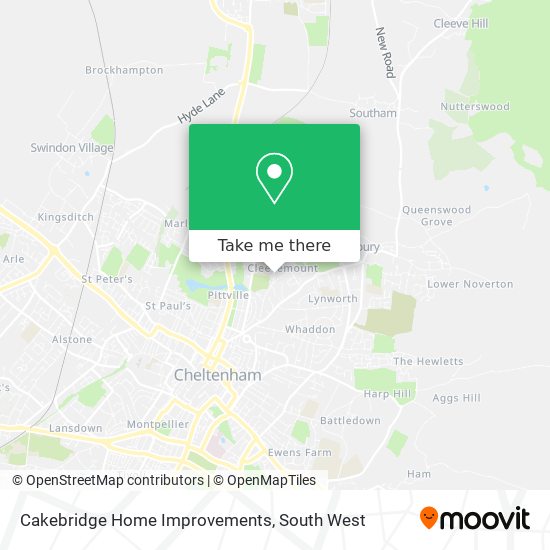 Cakebridge Home Improvements map