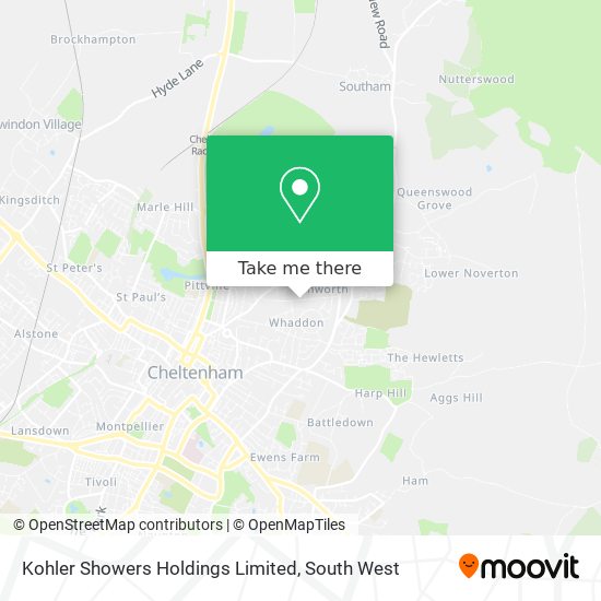 Kohler Showers Holdings Limited map