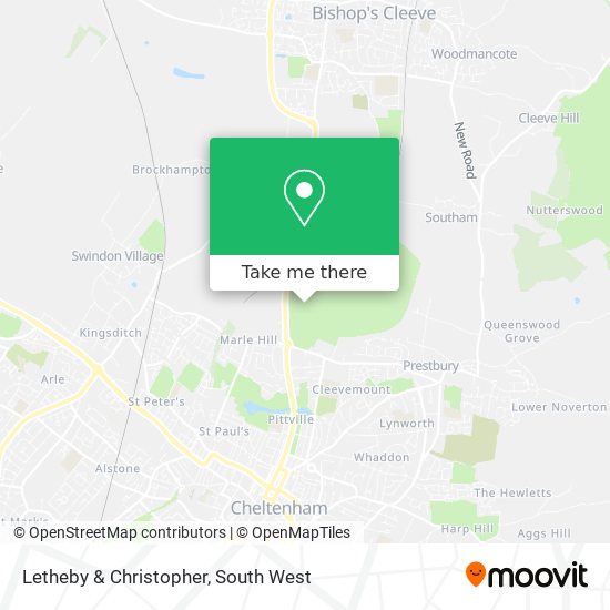 Letheby & Christopher map