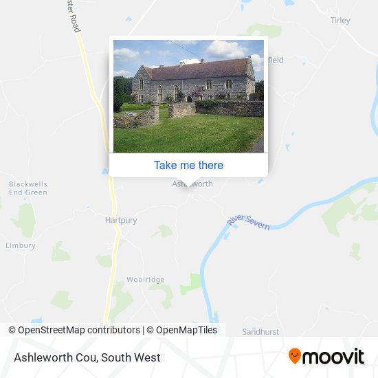 Ashleworth Cou map
