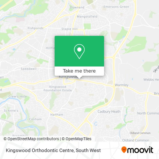 Kingswood Orthodontic Centre map