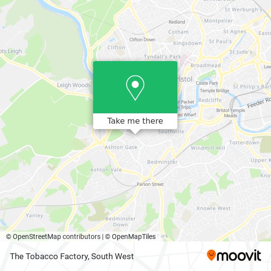 The Tobacco Factory map