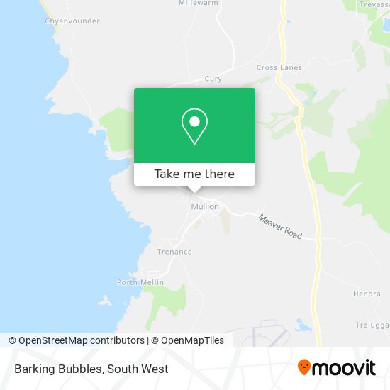 Barking Bubbles map
