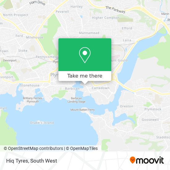 Hiq Tyres map