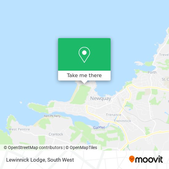 Lewinnick Lodge map