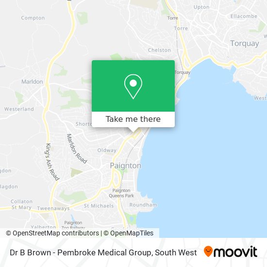 Dr B Brown - Pembroke Medical Group map