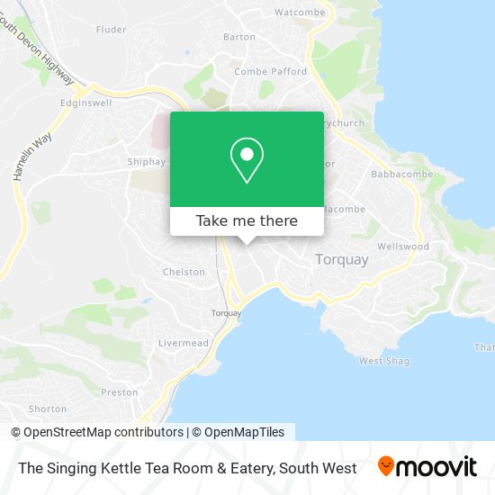 The Singing Kettle Tea Room & Eatery map