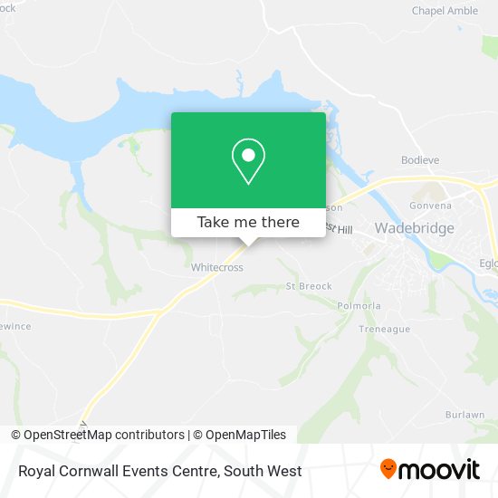Royal Cornwall Events Centre map