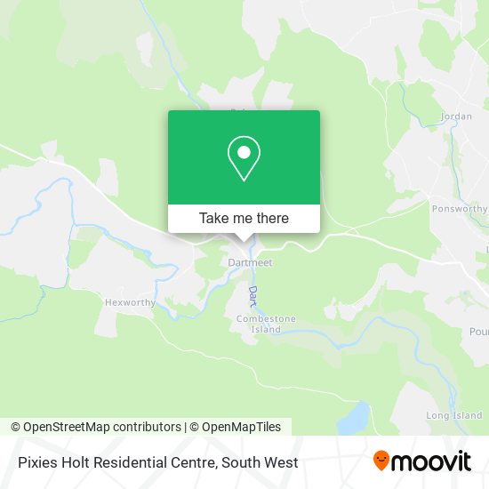 Pixies Holt Residential Centre map