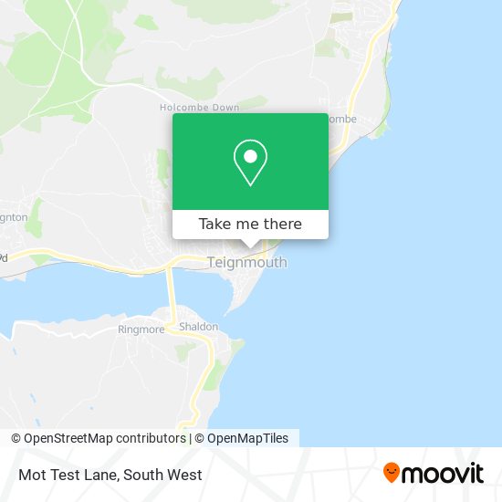 Mot Test Lane map