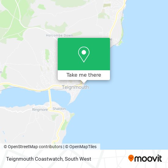 Teignmouth Coastwatch map