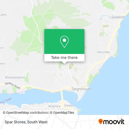 Spar Stores map