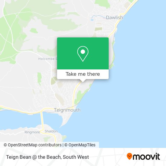 Teign Bean @ the Beach map